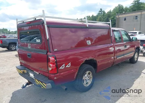 2004 Chevrolet Silverado 1500 Ls из США, поврежденный, VIN 1GCEK19T24E160781
